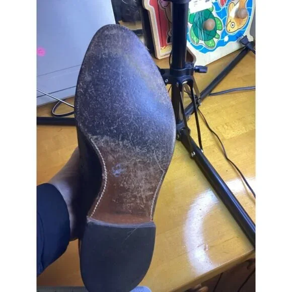 Goth y2k indie normcore gorpcore fisherman Allen Edmonds Nassau Black Shoes